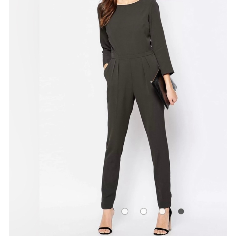 Reiss Lowback Amelia Jumpsuit 0 - Picture 3 of 7